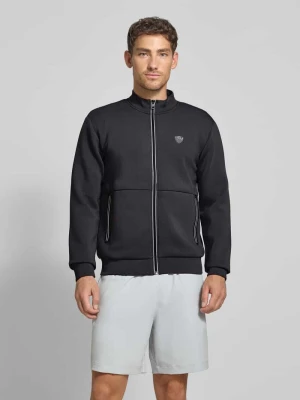 Bluza rozpinana z naszywką z logo model ‘TRAIN PREMIUM SHIELD’ EA7 Emporio Armani
