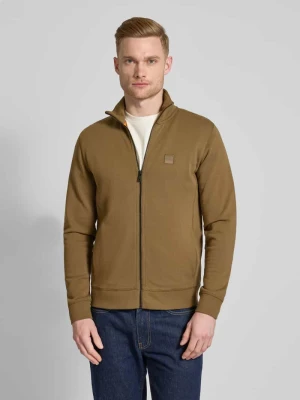 Bluza rozpinana z naszywką z logo model ‘Zestart’ Boss Orange