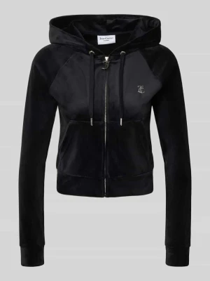 Bluza rozpinana z obszyciem kamieniami stras model ‘MADISON’ Juicy Couture