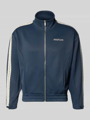 Bluza rozpinana z obszyciem koronką model 'TIHANY LACE' Pegador