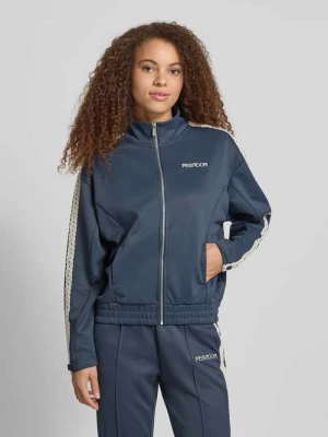 Bluza rozpinana z obszyciem koronką model 'TIHANY LACE' Pegador