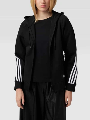Bluza rozpinana z paskami z logo ADIDAS SPORTSWEAR