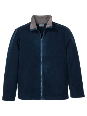 Bluza rozpinana z polaru BonPrix niebieski