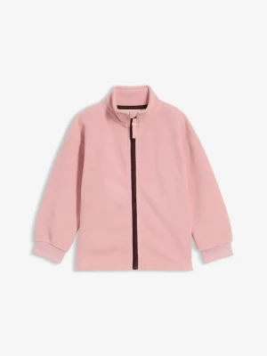 Bluza rozpinana z polaru BonPrix różowy