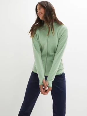 Bluza rozpinana z polaru, z kieszeniami z zamkiem bonprix