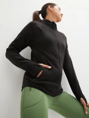 Bluza rozpinana z polaru, z kieszeniami z zamkiem bonprix