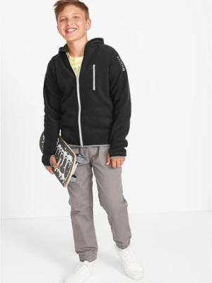 Bluza rozpinana z polaru z kontrastowymi detalami bonprix