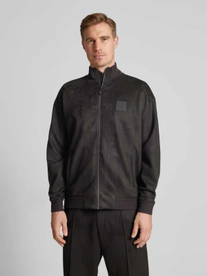 Bluza rozpinana z wpuszczanymi kieszeniami model ‘Sutton’ Boss Czarny