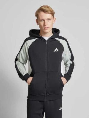 Bluza rozpinana z wyhaftowanym logo adidas Sportswear