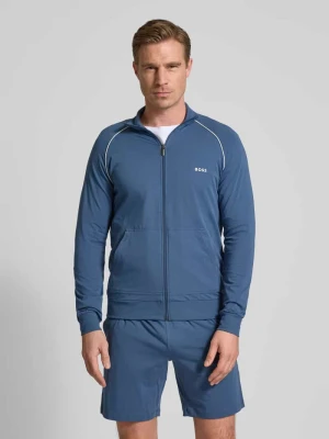 Zdjęcie produktu Bluza rozpinana z wyhaftowanym logo Boss