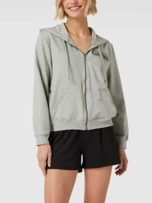 Bluza rozpinana z wyhaftowanym logo Calvin Klein Underwear