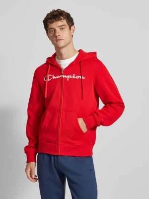 Bluza rozpinana z wyhaftowanym logo Champion