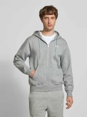 Bluza rozpinana z wyhaftowanym logo i kieszenią kangurka Nike