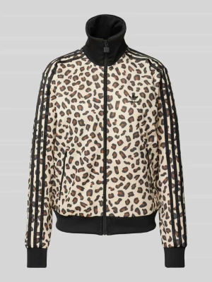 Bluza rozpinana z wyhaftowanym logo model ‘LEOPARD’ adidas Originals