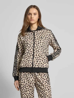 Bluza rozpinana z wyhaftowanym logo model ‘LEOPARD’ adidas Originals