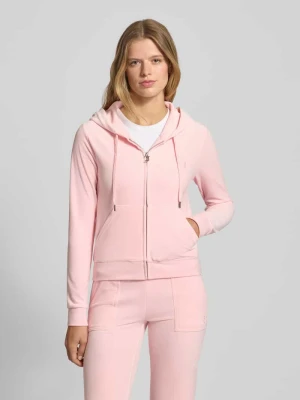 Bluza rozpinana z wyhaftowanym logo model ‘ROBERTSON’ Juicy Couture