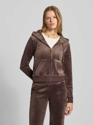 Bluza rozpinana z wyhaftowanym logo model ‘ROBERTSON’ Juicy Couture