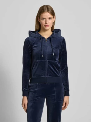 Bluza rozpinana z wyhaftowanym logo model ‘ROBERTSON’ Juicy Couture
