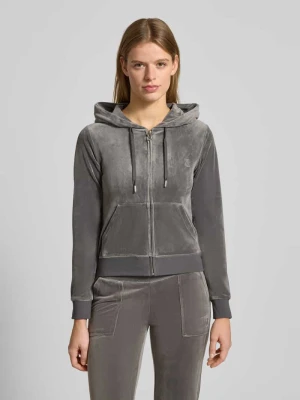 Bluza rozpinana z wyhaftowanym logo model ‘ROBERTSON’ Juicy Couture