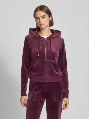 Bluza rozpinana z wyhaftowanym logo model ‘ROBERTSON’ Juicy Couture