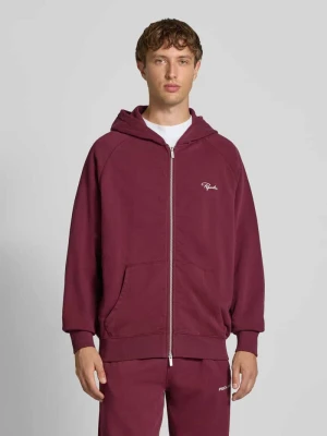 Bluza rozpinana z wyhaftowanym logo model ‘Terry’ Pegador