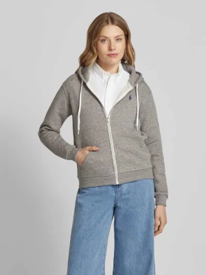 Bluza rozpinana z wyhaftowanym logo Polo Ralph Lauren