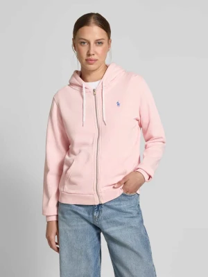 Bluza rozpinana z wyhaftowanym logo Polo Ralph Lauren