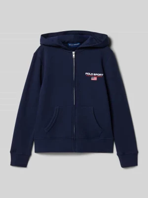 Bluza rozpinana z wyhaftowanym logo Polo Sport