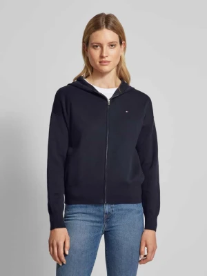 Bluza rozpinana z wyhaftowanym logo Tommy Hilfiger
