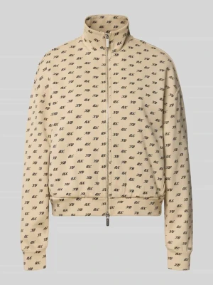 Bluza rozpinana z zamkiem błyskawicznym Armani Exchange Beżowy