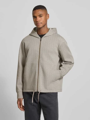Bluza rozpinana z zamkiem błyskawicznym dwustronnym i tunelem Armani Exchange