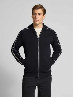 Bluza rozpinana z zamkiem błyskawicznym dwustronnym i wpuszczanymi kieszeniami EA7 Emporio Armani