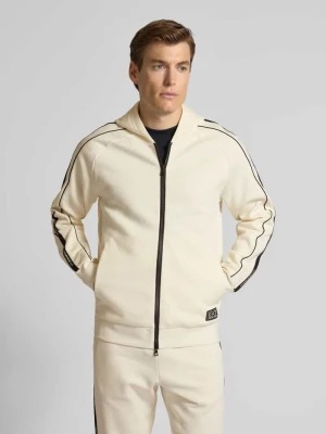 Bluza rozpinana z zamkiem błyskawicznym dwustronnym i wpuszczanymi kieszeniami EA7 Emporio Armani