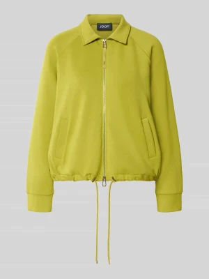 Bluza rozpinana z zamkiem błyskawicznym dwustronnym model 'Taimi' JOOP! Zielony