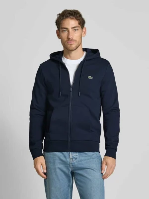 Bluza rozpinana z zamkiem błyskawicznym Lacoste Granatowy