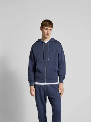 Bluza rozpinana zapinana na zamek błyskawiczny Maison Kitsuné Ciemnoniebieski