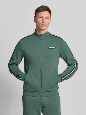 Bluza rozpinana ze stójką i dwustronnym zamkiem błyskawicznym EA7 Emporio Armani