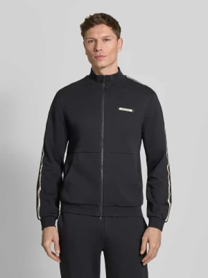 Bluza rozpinana ze stójką i dwustronnym zamkiem błyskawicznym EA7 Emporio Armani