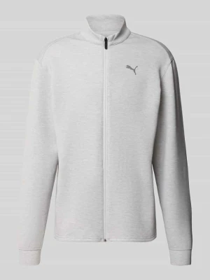 Bluza rozpinana ze stójką i logo PUMA PERFORMANCE