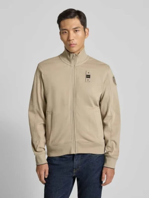 Bluza rozpinana ze stójką i wyhaftowanym logo model ‘CITY’ Blauer Usa