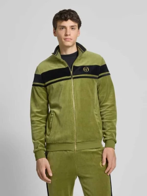 Zdjęcie produktu Bluza rozpinana ze stójką i wyhaftowanym logo model ‘DAMARINDO’ Sergio Tacchini