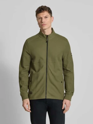 Bluza rozpinana ze stójką i zamkiem błyskawicznym camel active