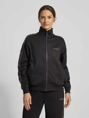 Bluza rozpinana ze stójką model ‘OCTAVIA’ Guess Activewear