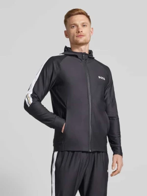 Bluza rozpinana ze stójką model ‘Sicon’ BOSS Green