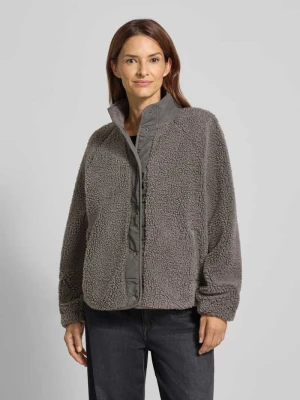 Bluza rozpinana ze sztucznym kożuszkiem Jake*s Ciemnoszary