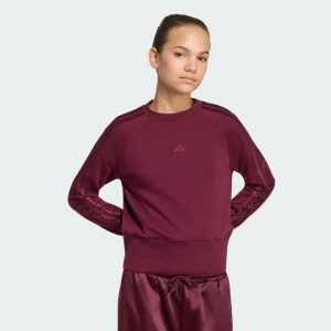 Bluza Satin Adidas bordowy