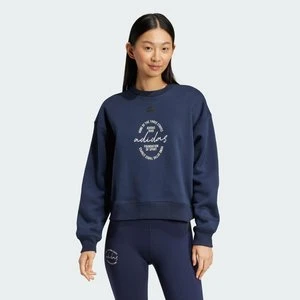 Bluza Signature Graphic Print Fleece Loose Adidas