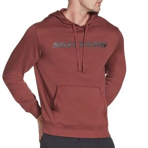 Bluza Skechers Apparel Heritage Pullover Hoodie MHD12DKBR - brązowa