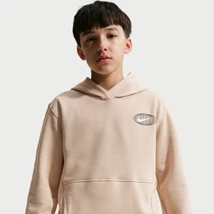 Bluza sportowa z kapturem dla dużych dzieci Nike - Brązowy