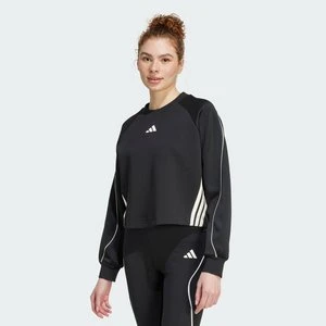Bluza Stadium z zaokrąglonym dekoltem i 3 paskami Adidas